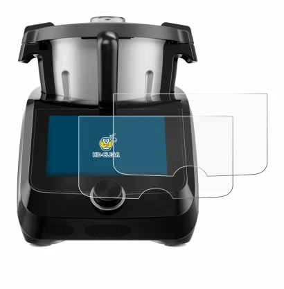 Image de l'appareil SilverCrest Monsieur Cuisine Smart BLACK EDITION avec une grande variété de protections d'écran.