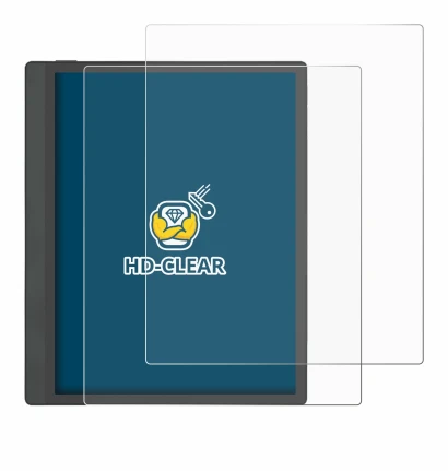 Image de l'appareil Boox Tab Ultra C Pro avec une grande variété de protections d'écran.