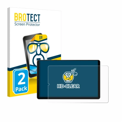 Face avant d’un emballage produit avec le logo de la marque BROTECT. À côté, l’appareil Lenovo Legion Y700 (2023) est représen