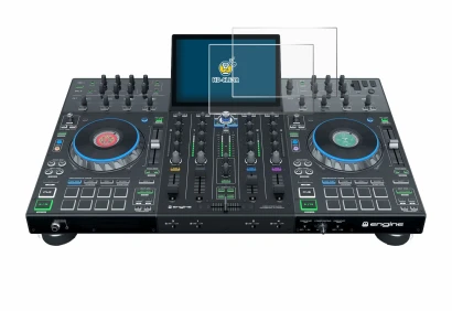 Image de l'appareil Denon DJ Prime 4+ avec une grande variété de protections d'écran.