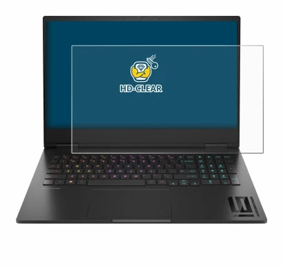 Image de l'appareil HP Omen 16 2024 avec une grande variété de protections d'écran.
