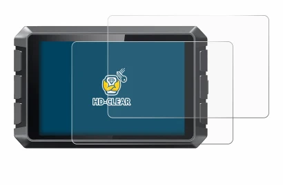 Image de l'appareil Creality Sonic Pad avec une grande variété de protections d'écran.