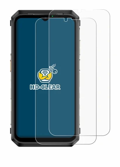 Image de l'appareil Ulefone Power Armor 18 avec une grande variété de protections d'écran.