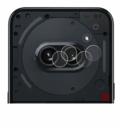 Image de l'appareil Nothing Phone (2a) (Caméra UNIQUEMENT) avec une grande variété de protections d'écran.