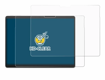 Image de l'appareil Microsoft Surface Pro 10 avec une grande variété de protections d'écran.