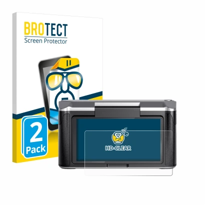 Face avant d’un emballage produit avec le logo de la marque BROTECT. À côté, l’appareil Revopoint Miraco est représenté avec l