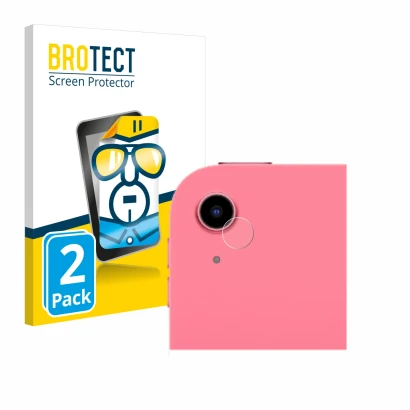 Face avant d’un emballage produit avec le logo de la marque BROTECT. À côté, l’appareil Apple iPad 10.9" 2022 (Caméra UNIQUEME