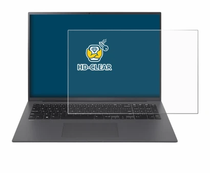 Image de l'appareil LG gram 17" 2024 avec une grande variété de protections d'écran.