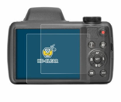 Image de l'appareil Kodak Pixpro AZ528 avec une grande variété de protections d'écran.