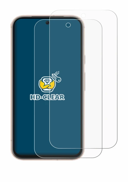 Image de l'appareil Google Pixel 8a avec une grande variété de protections d'écran.