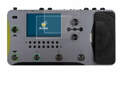 Image de l'appareil Mooer GE1000 avec une grande variété de protections d'écran.