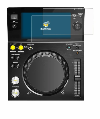 Image de l'appareil Pioneer XDJ -700 avec une grande variété de protections d'écran.