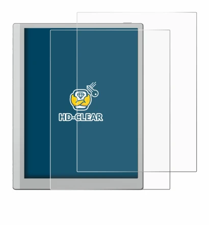 Image de l'appareil Boox Go 10.3 avec une grande variété de protections d'écran.