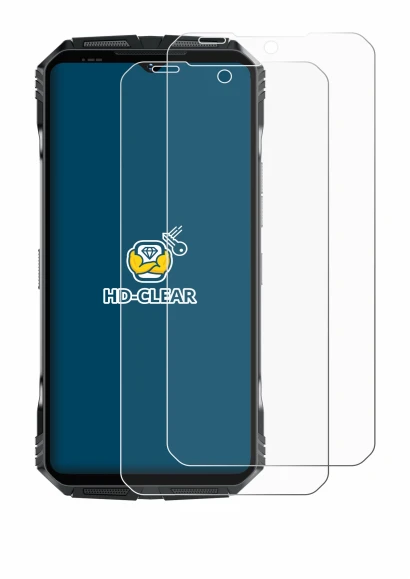 Image de l'appareil Doogee S118 avec une grande variété de protections d'écran.