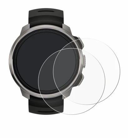 Image de l'appareil Suunto Ocean avec une grande variété de protections d'écran.