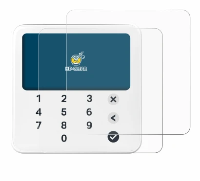 Image de l'appareil SumUp Solo Lite avec une grande variété de protections d'écran.