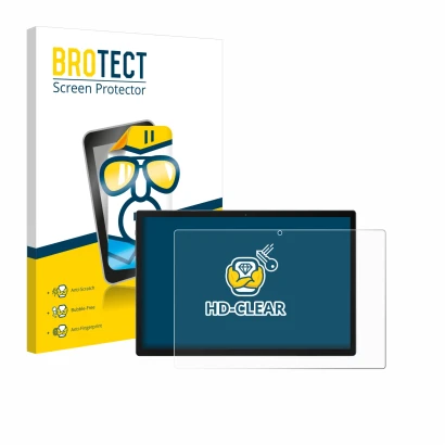 Face avant d’un emballage produit avec le logo de la marque BROTECT. À côté, l’appareil Meswao MES-B2 14" est représenté avec