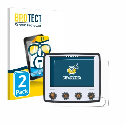 Face avant d’un emballage produit avec le logo de la marque BROTECT. À côté, l’appareil Skytraxx 5 Mini est représenté avec la