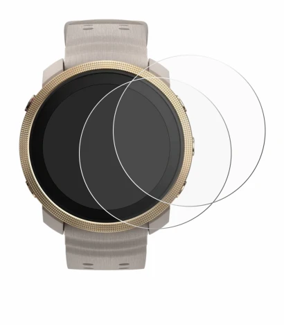 Image de l'appareil Polar Vantage M3 avec une grande variété de protections d'écran.