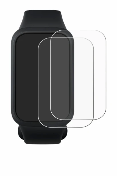 Image de l'appareil Xiaomi Smart Band 9 Active avec une grande variété de protections d'écran.