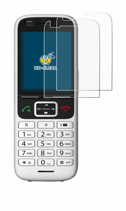 Image de l'appareil Unify OpenScape S6 avec une grande variété de protections d'écran.