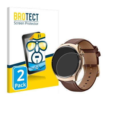 Face avant d’un emballage produit avec le logo de la marque BROTECT. À côté, l’appareil Xiaomi Mibro Lite 3 Pro est représenté