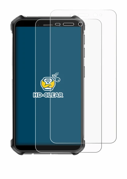 Image de l'appareil Ulefone Armor X12 avec une grande variété de protections d'écran.