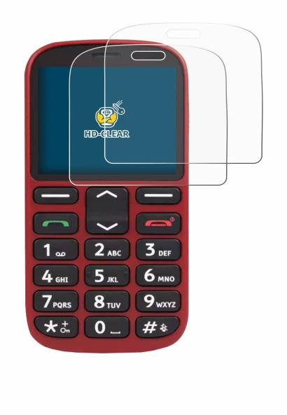Image de l'appareil Doro 1360 avec une grande variété de protections d'écran.