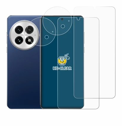 Image de l'appareil OnePlus 13 (Avant+Caméra) avec une grande variété de protections d'écran.