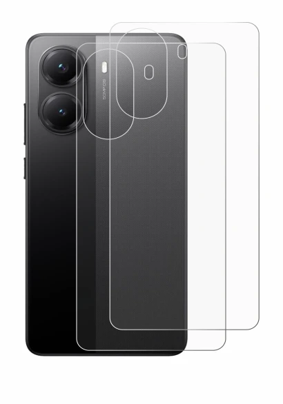 Image de l'appareil Xiaomi Poco X7 Pro (Arrière) avec une grande variété de protections d'écran.