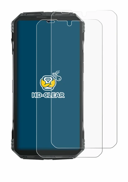 Image de l'appareil Doogee S Punk Pro avec une grande variété de protections d'écran.