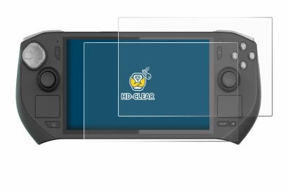 Image de l'appareil Zotac Gaming Zone avec une grande variété de protections d'écran.