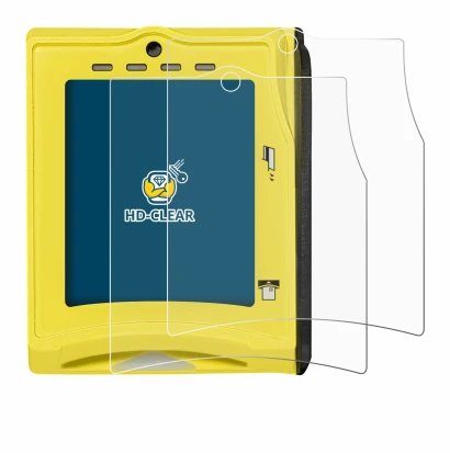 Image de l'appareil Nayax VPOS TOUCH avec une grande variété de protections d'écran.