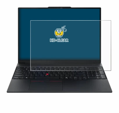 Image de l'appareil Lenovo ThinkPad E16 Gen 3 avec une grande variété de protections d'écran.