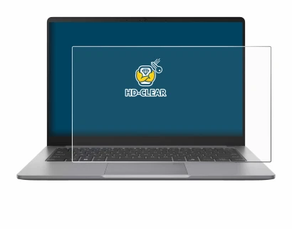 Image de l'appareil ASUS ExpertBook P1 P1403 avec une grande variété de protections d'écran.