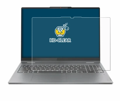 Image de l'appareil Lenovo IdeaPad 5 2-in-1 Gen 10 16" avec une grande variété de protections d'écran.