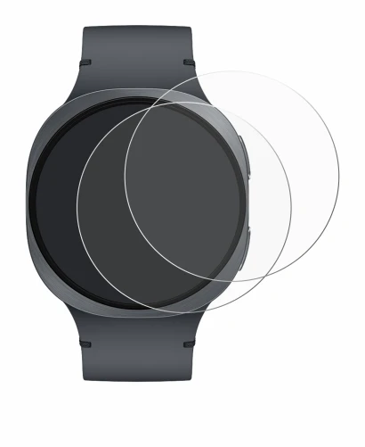 Image de l'appareil Samsung Galaxy Watch 8 (44 mm) avec une grande variété de protections d'écran.