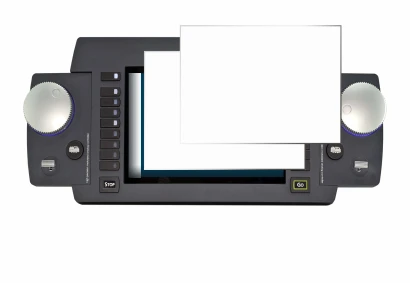Image de l'appareil ESU Ecos 50220 avec une grande variété de protections d'écran.