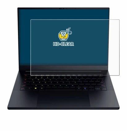 Image de l'appareil Razer Blade 14 2025 avec une grande variété de protections d'écran.