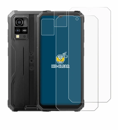 Image de l'appareil Blackview BV4800 SE (Avant+Caméra) avec une grande variété de protections d'écran.