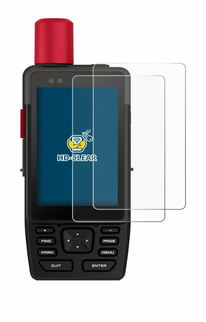 Image de l'appareil Garmin GPSMAP H1i Plus avec une grande variété de protections d'écran.