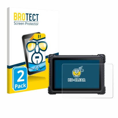 Face avant d’un emballage produit avec le logo de la marque BROTECT. À côté, l’appareil iCarsoft CR Eagle est représenté avec