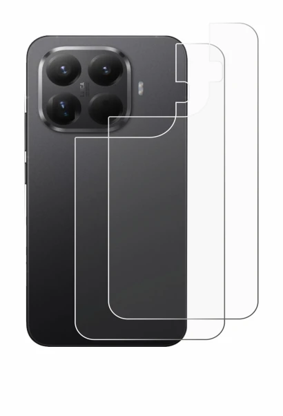 Image de l'appareil Xiaomi 15T Pro (Arrière) avec une grande variété de protections d'écran.