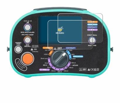 Image de l'appareil Kewtech KT63DL avec une grande variété de protections d'écran.