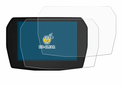 Image de l'appareil Ducati Panigale V2 2025 avec une grande variété de protections d'écran.