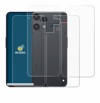 Image de l'appareil Nothing Phone (3a) Lite (Avant+Arrière) avec une grande variété de protections d'écran.