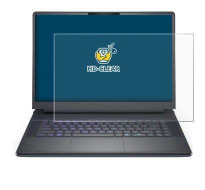 Image de l'appareil Dell Alienware 16 Area-51 avec une grande variété de protections d'écran.