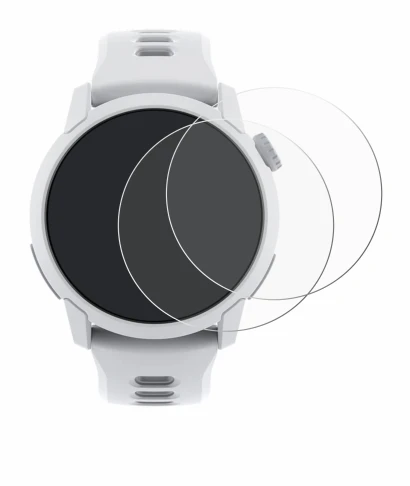 Image de l'appareil Coros Pace 4 avec une grande variété de protections d'écran.