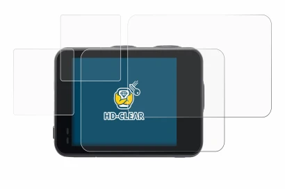 Image de l'appareil Akaso Brave 7 avec une grande variété de protections d'écran.