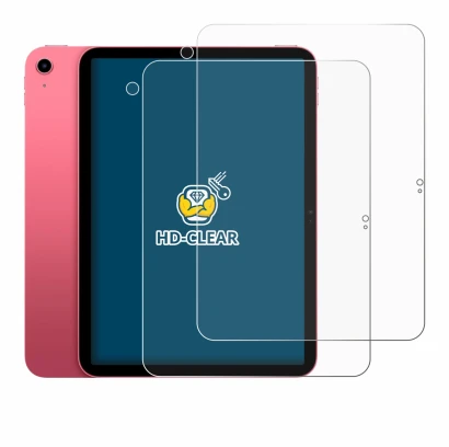 Image de l'appareil Apple iPad A16 11" 2025 (Avant+Caméra) avec une grande variété de protections d'écran.